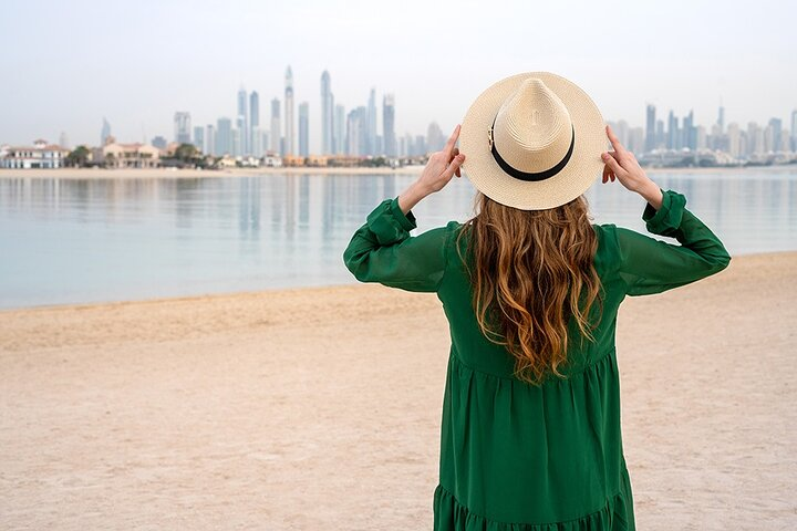 Experience Dubai's skyline from a serene beach where every moment invites exploration. With the Dubai City Pass indulge in adventures and create lasting memories at iconic attractions.